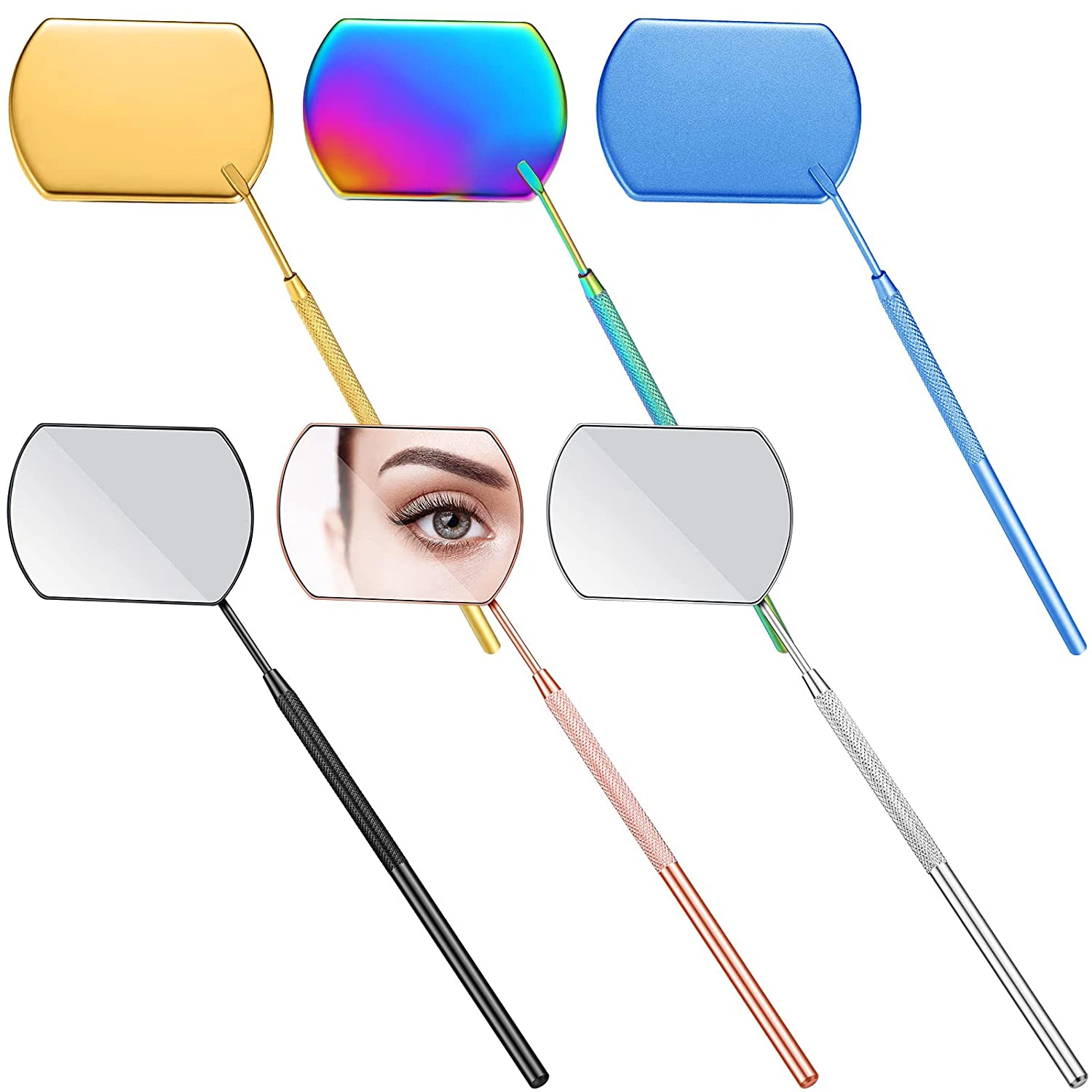 6 pieces lash mirror